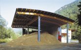 Lagerhalle-Hackschnitzel